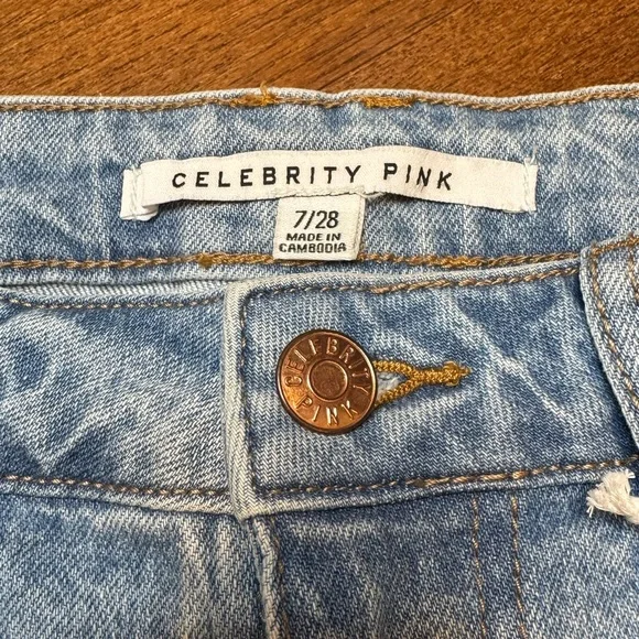 NWT CELEBRITY PINK Baggy Wide Leg Jeans - Picture 7 of 9